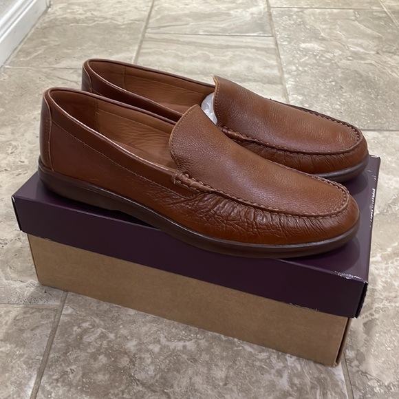 Johnston & Murphy Brannon-Venetian Loafer (Tan Leather) Slip On Shoe sz 12 M - Picture 3 of 12
